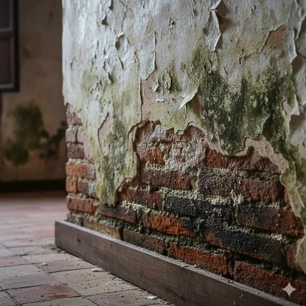 Humedad por capilaridad en Linares