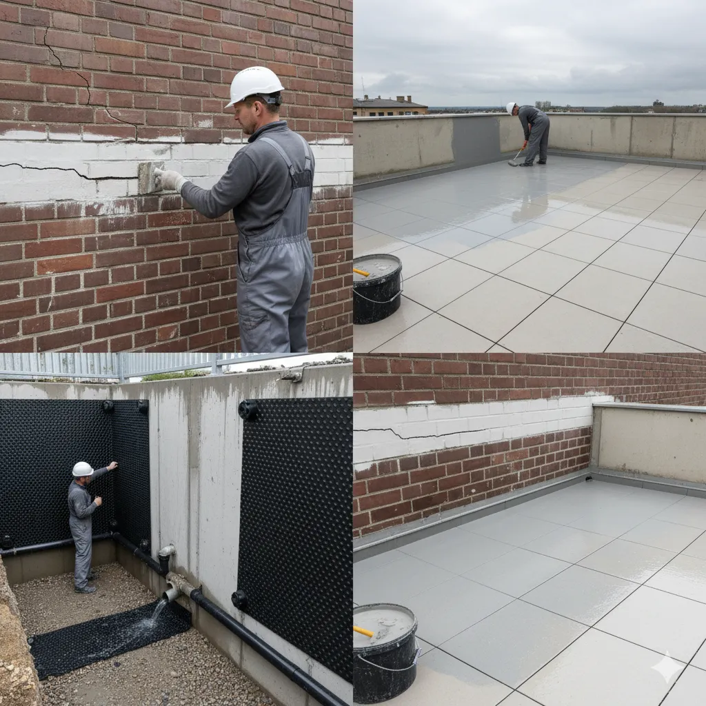 Filtraciones de agua en Linares